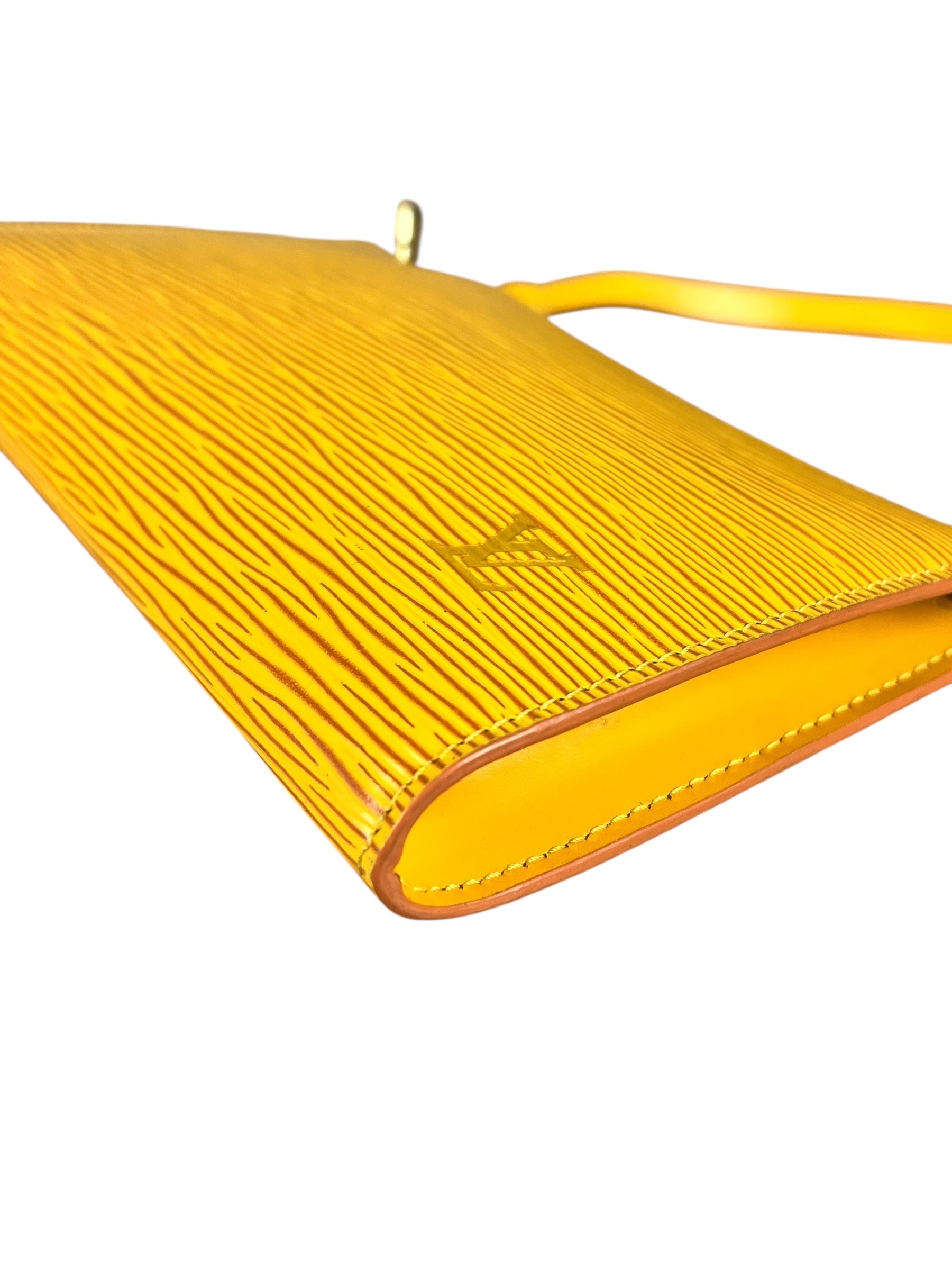 Louis Vuitton Epi Leather Pochette Yellow