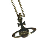 Vivienne Westwood Gold-Tone Orb Pendant Necklace