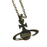 Vivienne Westwood Gold-Tone Orb Pendant Necklace