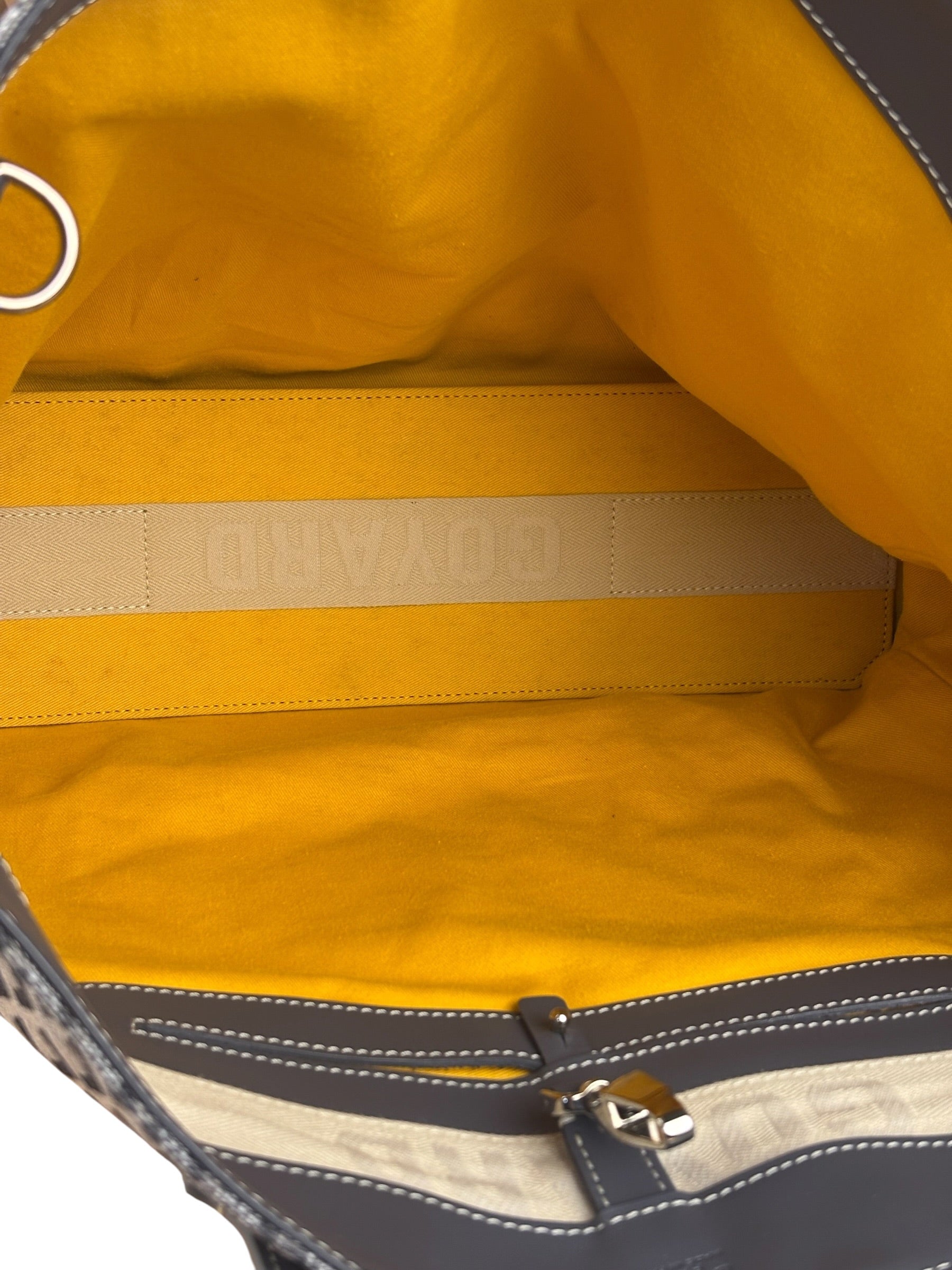 Goyard Grey Canvas Voltaire 2Way Tote