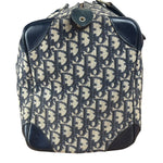 Christian Dior Vintage Navy Blue Trotter Boston Bag