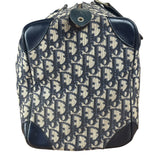 Christian Dior Vintage Navy Blue Trotter Boston Bag