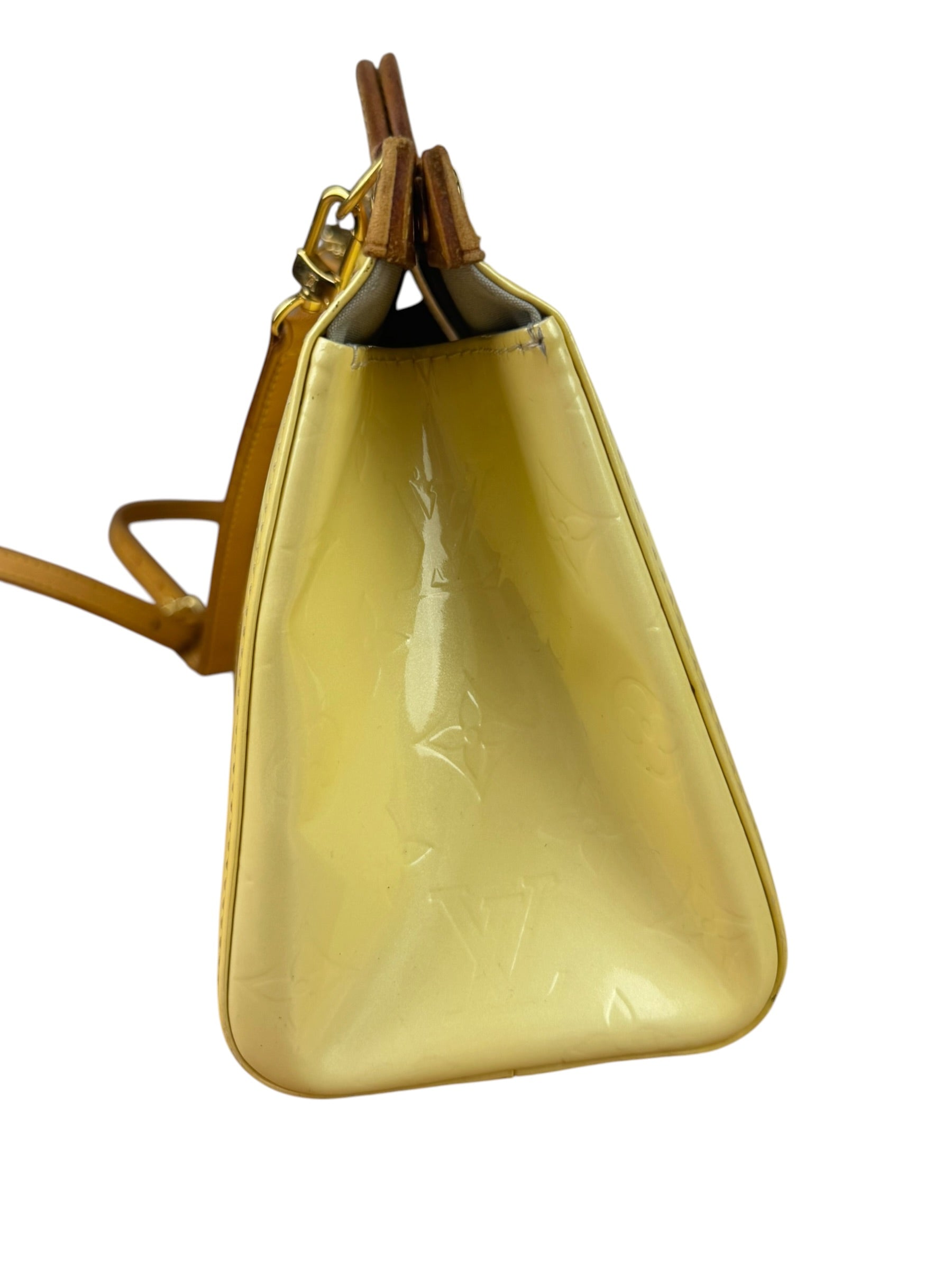 Louis Vuitton Yellow Vernis Roxbury Dive Two-Way Bag