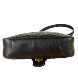 Gucci Black Leather Marmont Shoulder Bag