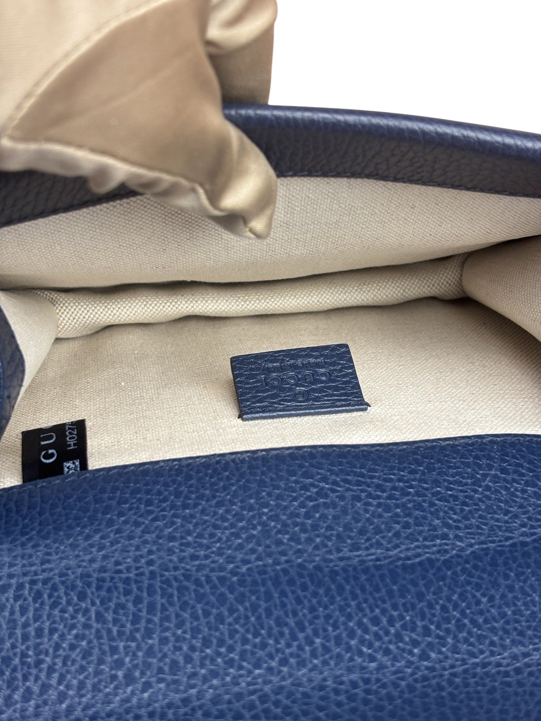 Gucci Navy Blue Dionysus Shoulder Bag