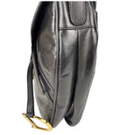 Christian Dior Black Calfskin Saddle Shoulder Bag