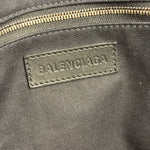 Prada Green Saffiano Leather Medium Double Tote Bag