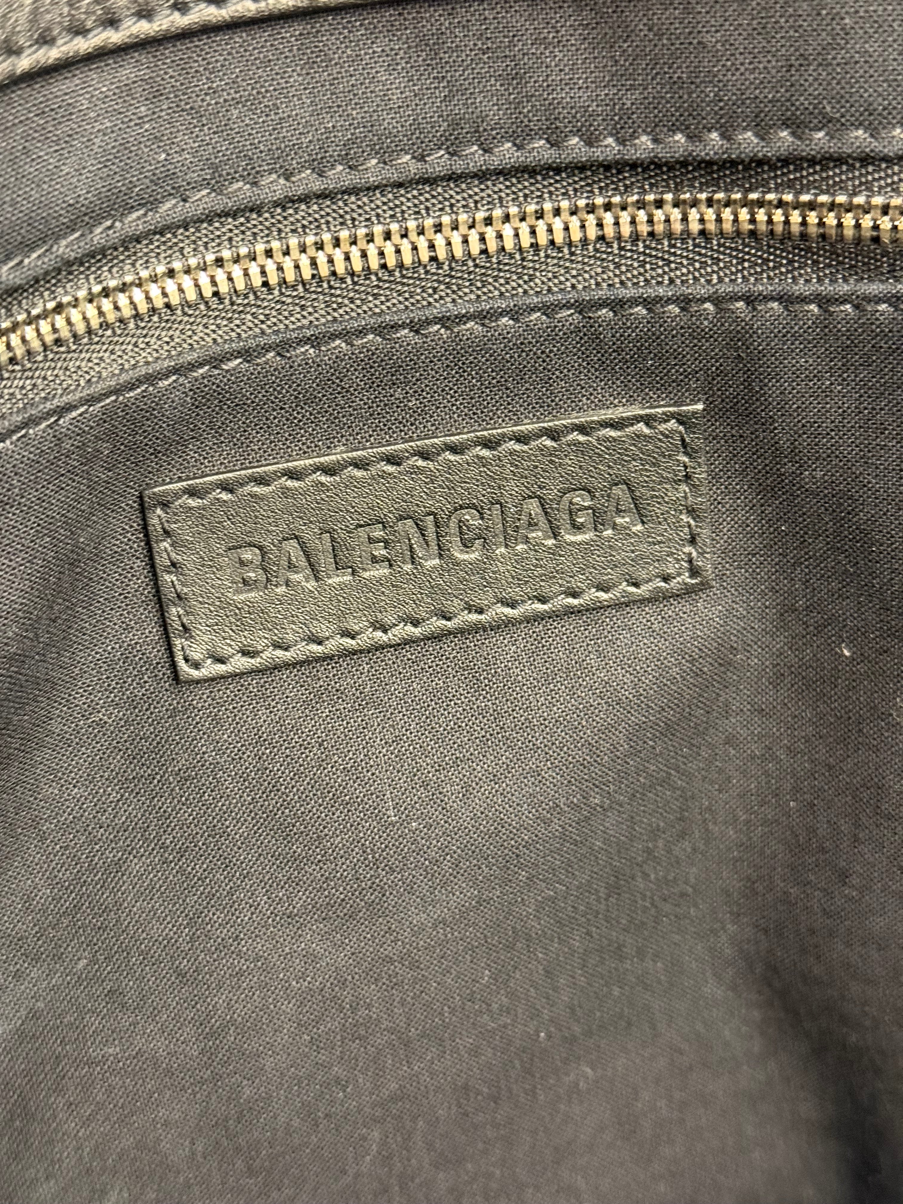 Prada Green Saffiano Leather Medium Double Tote Bag