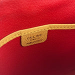 Celine Yellow Leather Dome 2Way Handbag