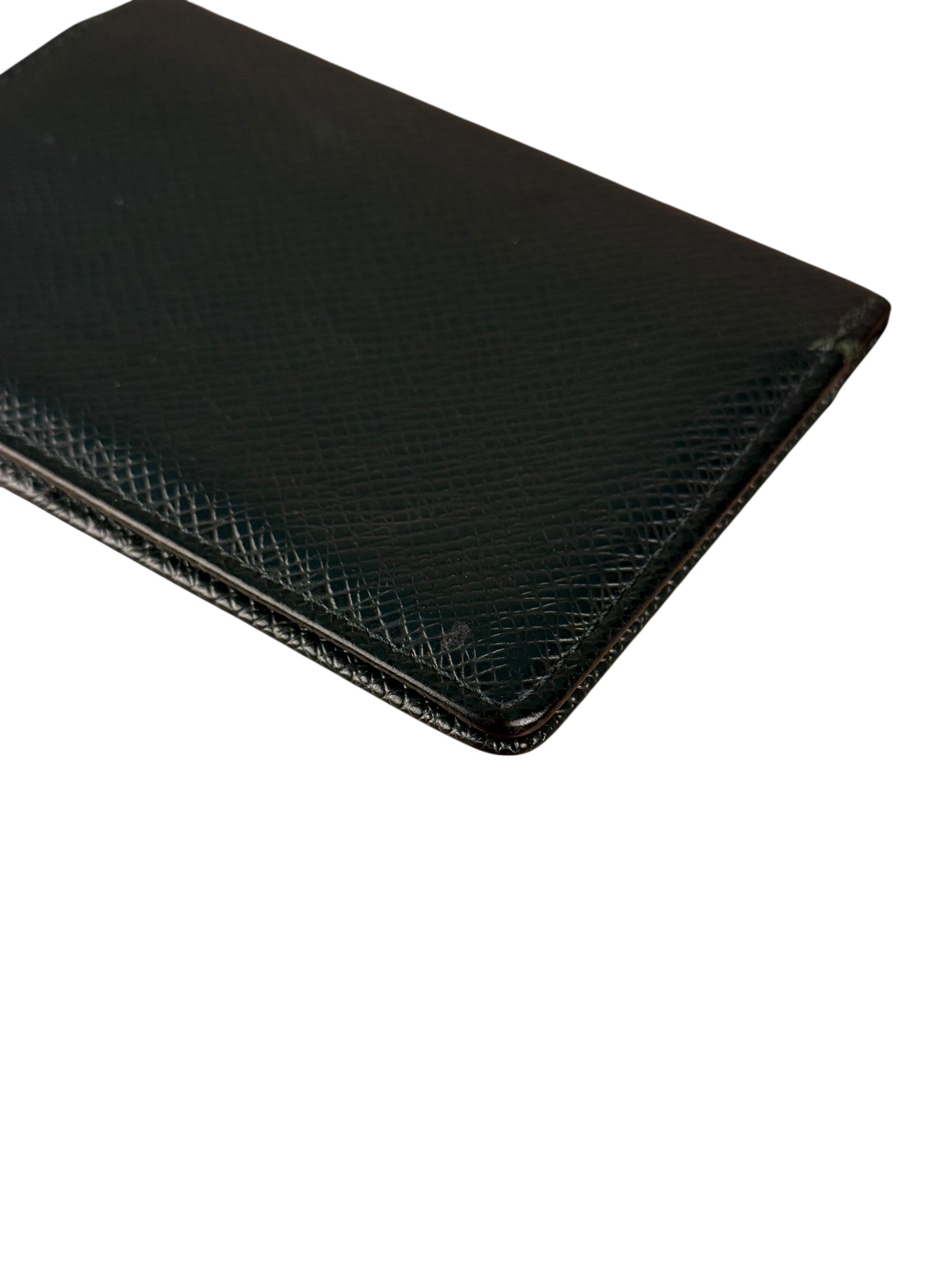 Louis Vuitton Vintage Green Taiga Cardholder