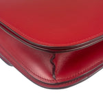 Celine Red Leather Box Crossbody Bag
