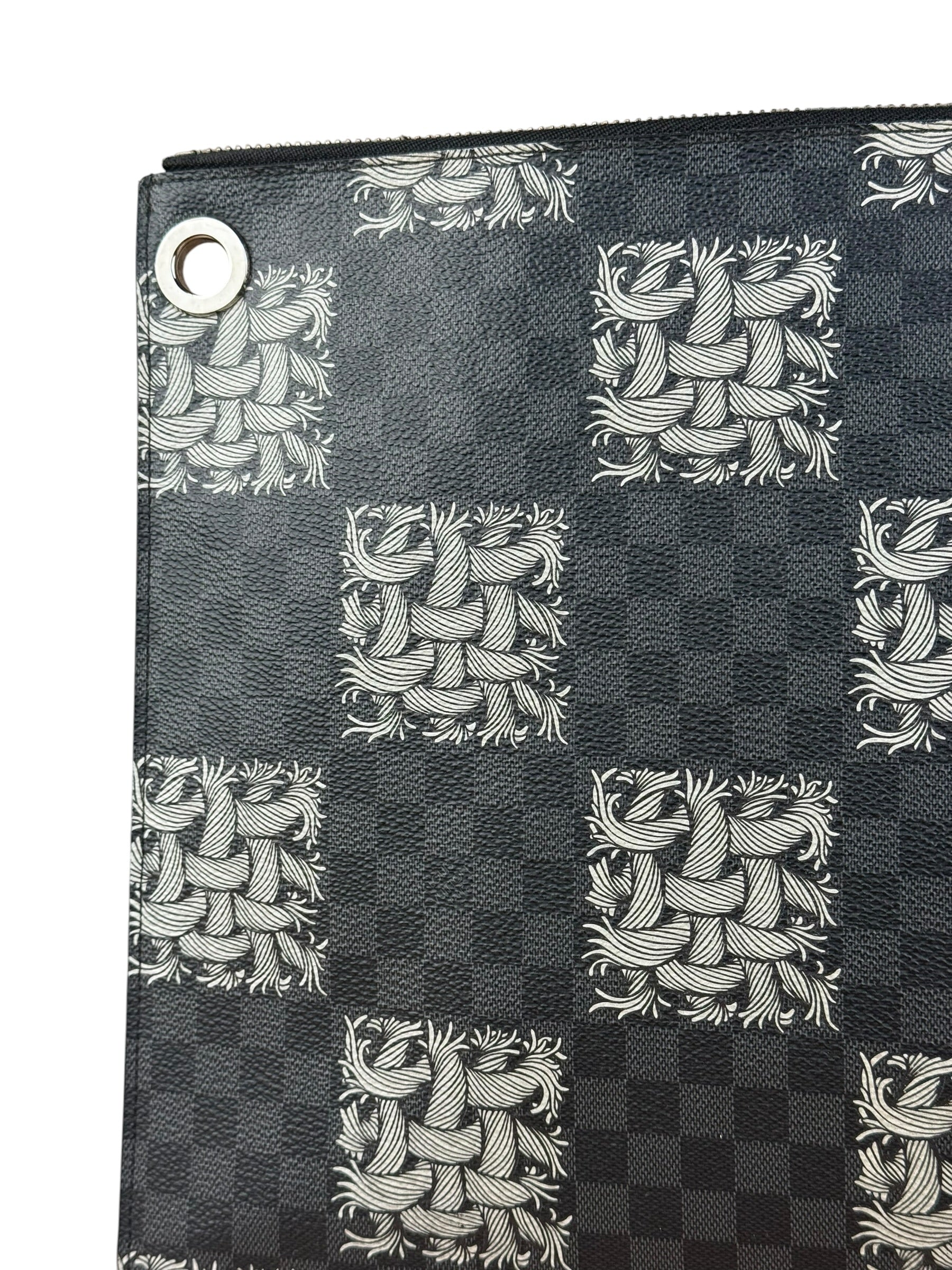 Louis Vuitton x Christopher Nemeth Damier Graphite Jour Pouch GM