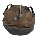 Celine Brown/Black Leather Bowling Bag