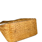 Fendi Vintage Crocodile-Embossed Leather Crossbody Bag