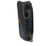 Chanel Vintage Navy Quilted Lambskin Flap Bag 1989