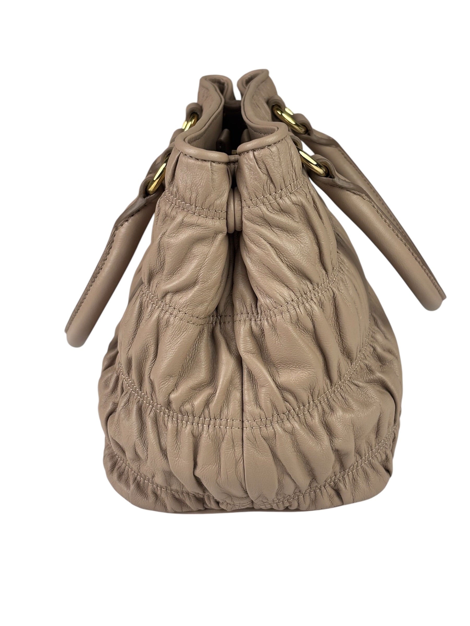 Prada Blush Pink  Gaufre Nappa Leather Two-Way Bag