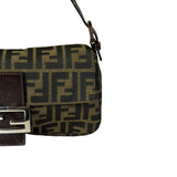 Fendi Beige/Brown Zucca Baguette