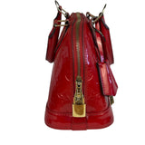 Louis Vuitton Red Vernis Alma BB Handbag
