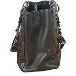 Chanel Black Caviar Quilted Large Shopping Tote 2012