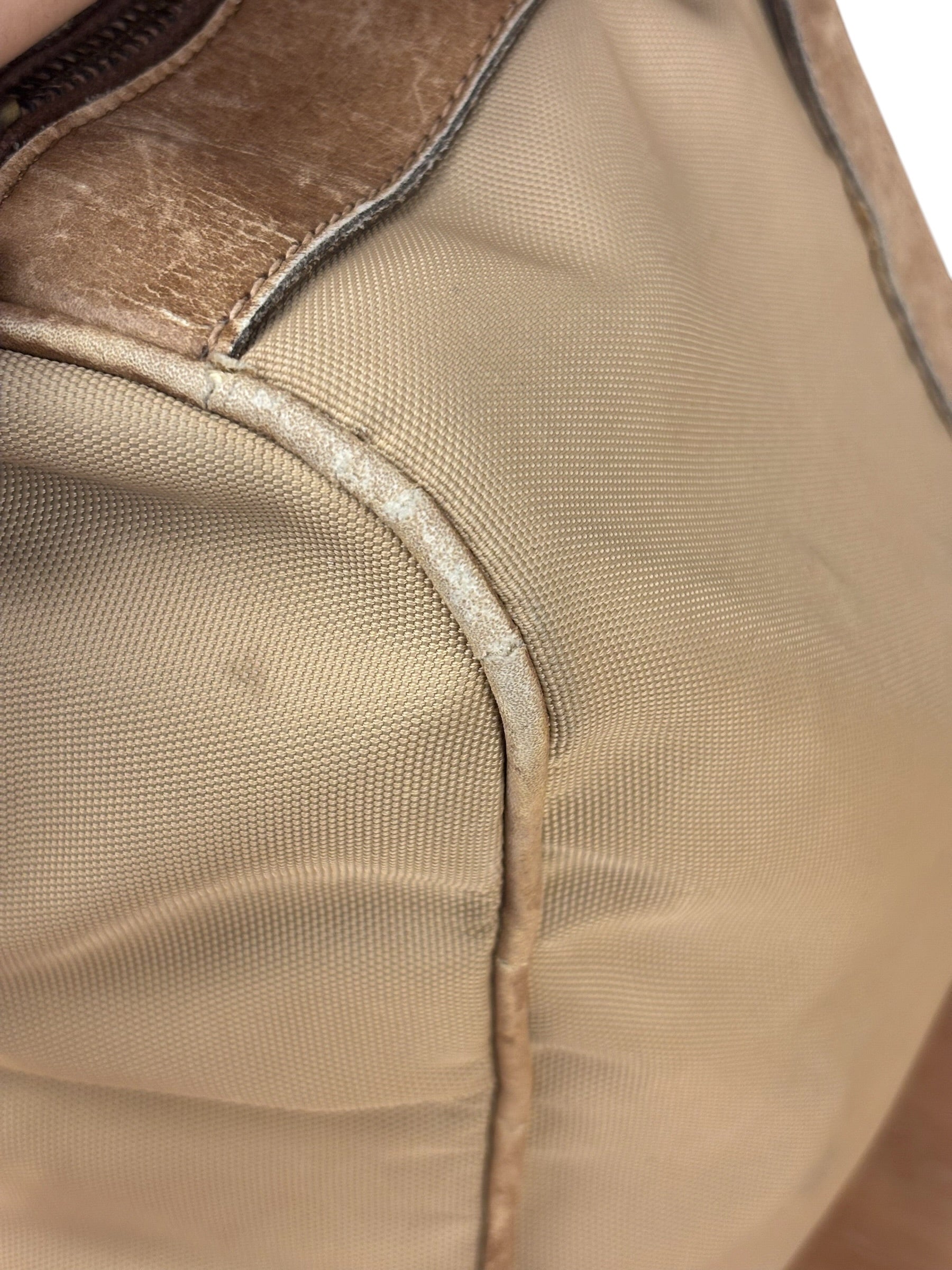 Gucci Vintage Canvas Duffle Bag