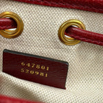 Gucci x Doraemon Bicolor Mini GG Supreme Bucket Bag