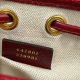 Gucci x Doraemon Bicolor Mini GG Supreme Bucket Bag