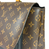 Louis Vuitton Black Leather/ Monogram Marignan 2Way Bag