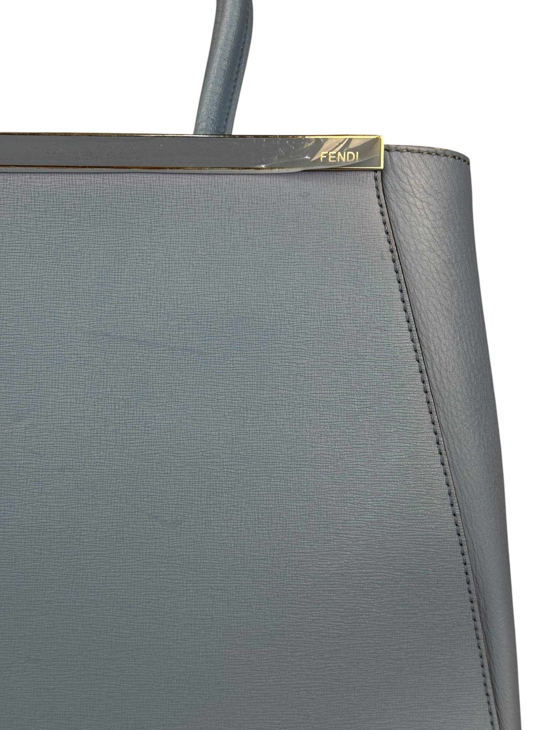 Fendi Cerulean Blue 3-Jours Silhouette Hand Bag