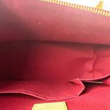 Louis Vuitton Red Monogram Vernis Bellevue Handbag PM