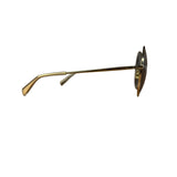 Celine Vintage Gold Round Frame Sunglasses