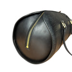 Louis Vuitton Noir Epi Soufflot Handbag