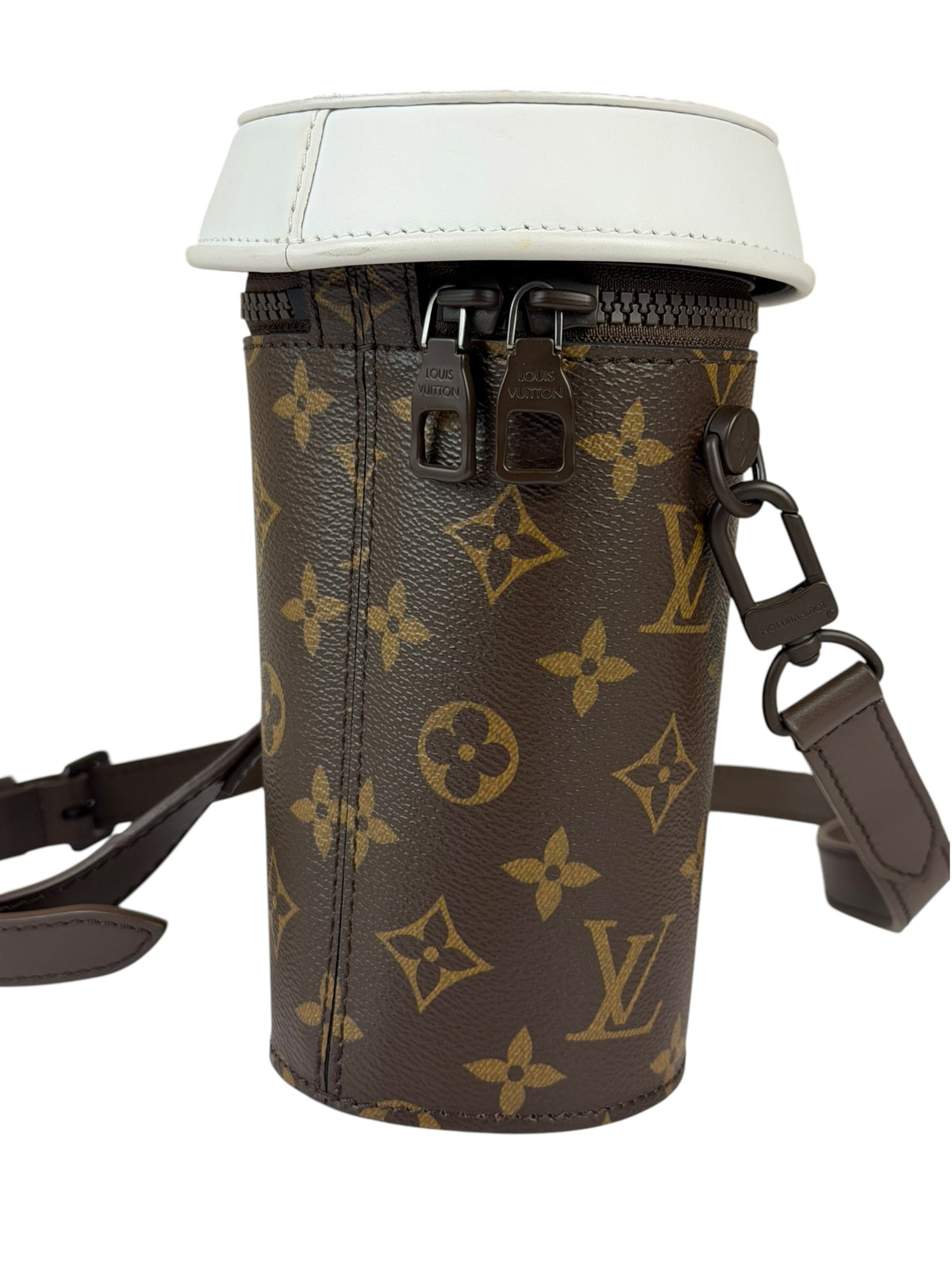 Louis Vuitton Limited Edition Monogram Coffee Cup Shoulder Bag