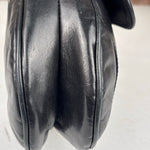 Christian Dior Black Calfskin Saddle Shoulder Bag