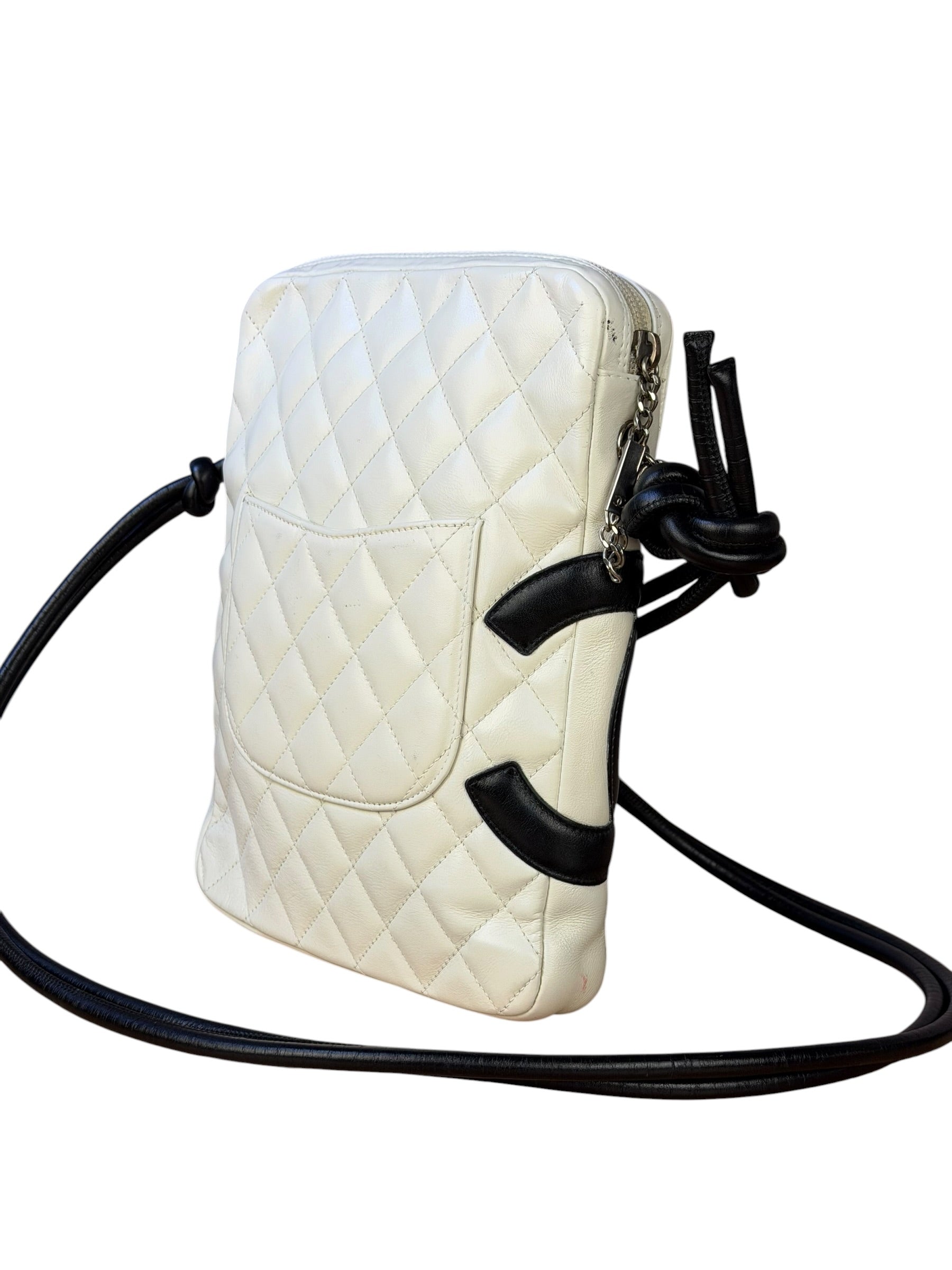 Chanel Vintage Leather Cambon Ligne Crossbody/Shoulder Bag-2008