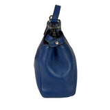 Fendi Navy Leather Peekaboo Micro Two-Way Bag