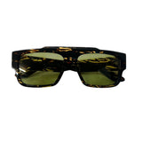 Gucci GG1460S Rectangular Tortoise Acetate Sunglasses
