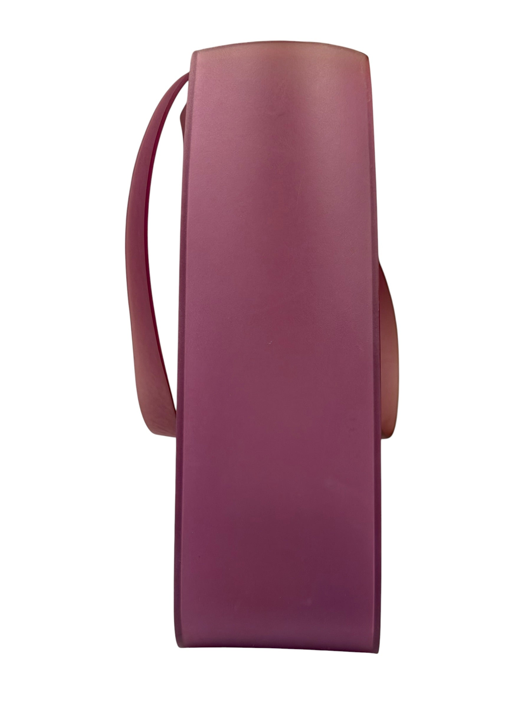 Chanel Purple Jelly Rubber Small Tote Bag Early 2000's