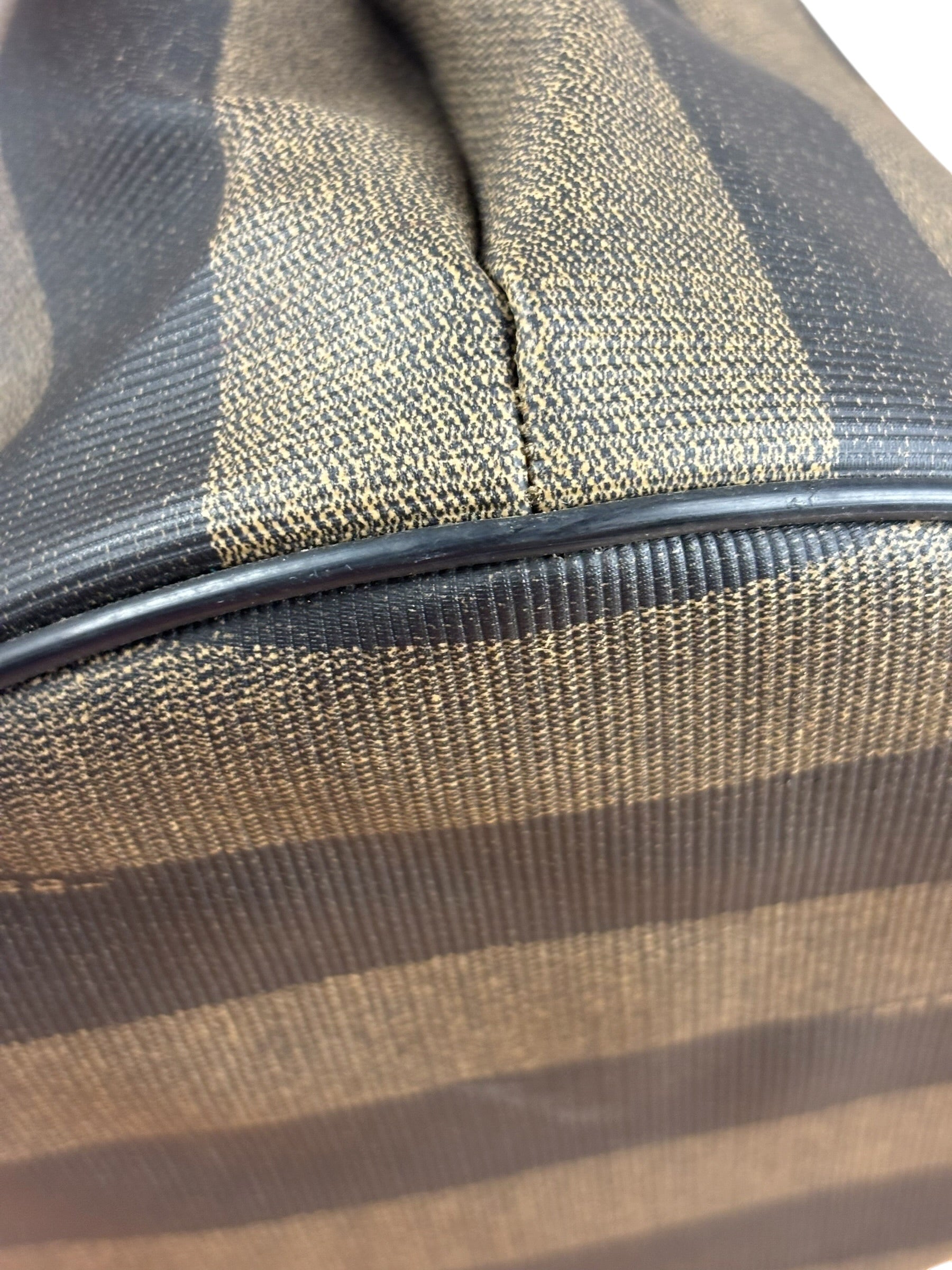 Fendi Vintage Pequin Stripped Sling Bag