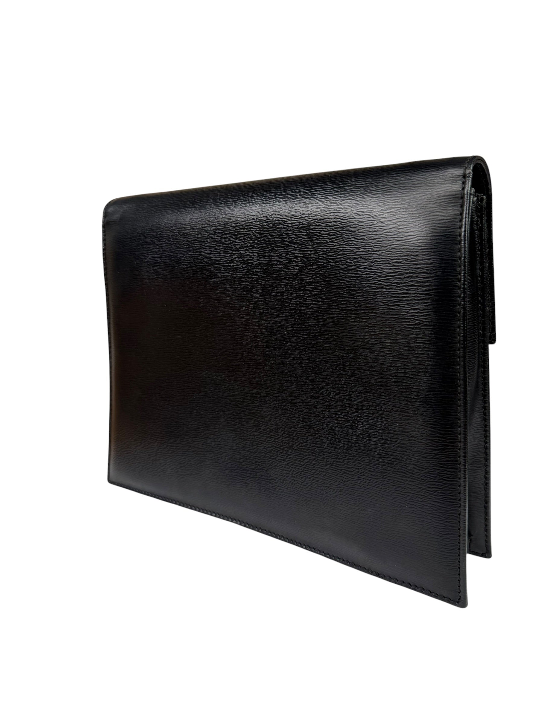 Christian Dior Black Leather Flap Bag Replacement Chain