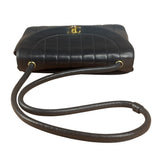 Chanel Black Mademoiselle Vertical Quilted Flap 1992 17ds