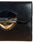 Louis Vuitton Black Epi Joey Trifold Wallet
