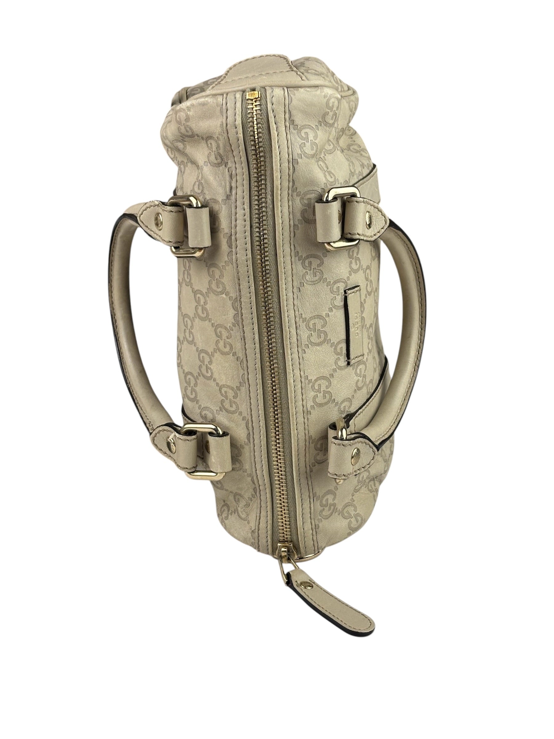 Gucci GG Supreme Leather Mini Boston Bag