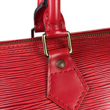 Louis Vuitton Red Epi Leather Speedy 25cm