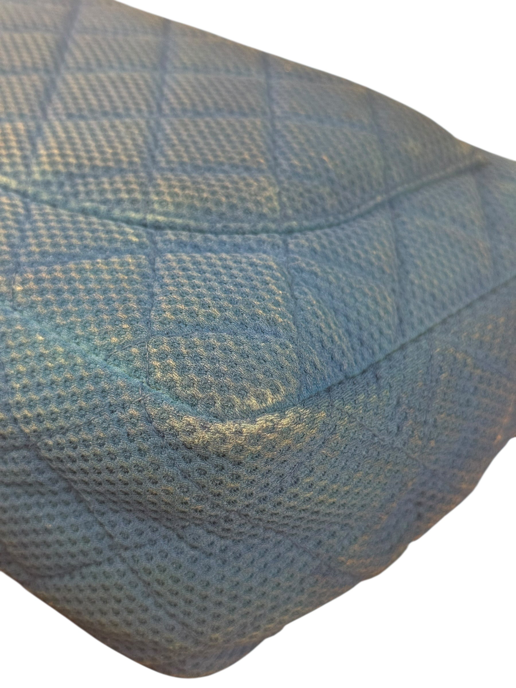 Chanel Medium Quilted Perforated Jersey Single Flap 2009