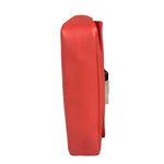 Fendi Coral Pink Leather Mini Baguette