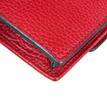 Gucci Red Interlocking G Wallet on Chain