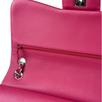Chanel Hot Pink Large Patent Leather Double Flap Shoulder Bag 2014