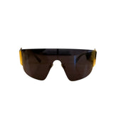 Fendi Freedom Embellished Sheild Sunglasses