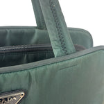 Prada Green Tessuto Cloth Hand Bag