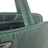 Prada Green Tessuto Cloth Hand Bag